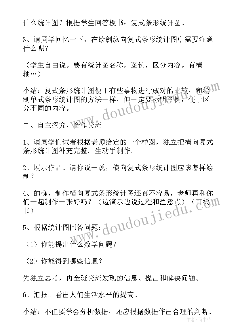 2023年条形统计图课教案(优质8篇)