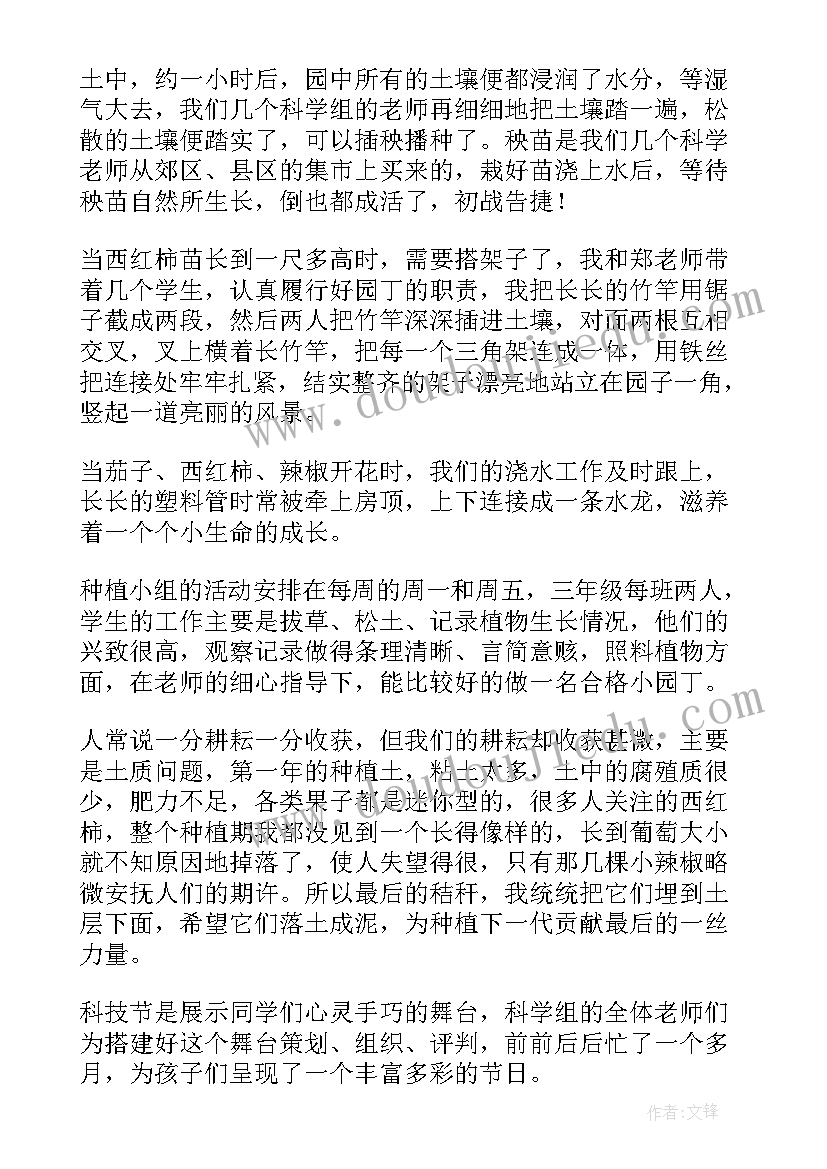 2023年小学科学教师工作总结(精选20篇)