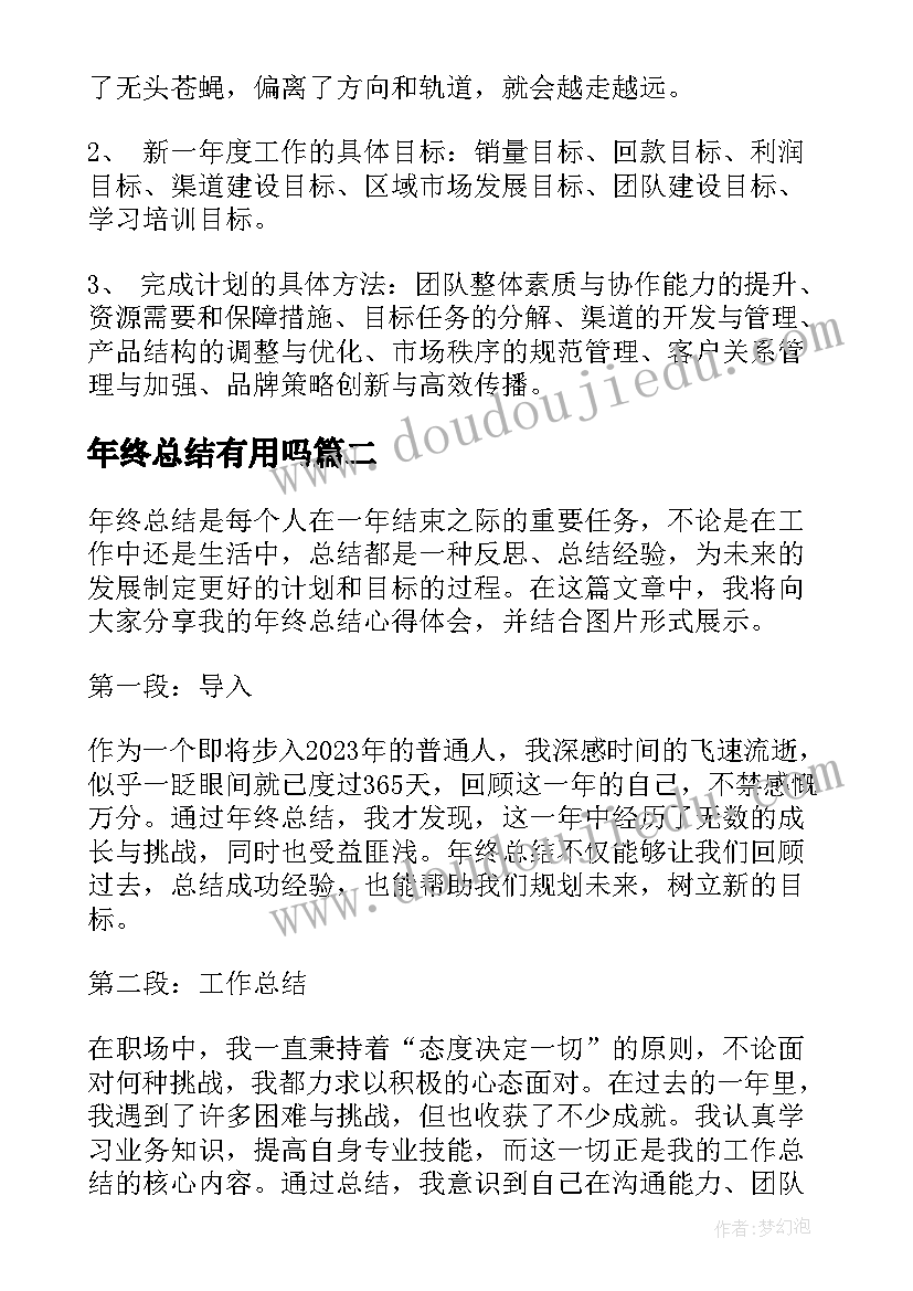 2023年年终总结有用吗 年终总结年终总结(模板16篇)