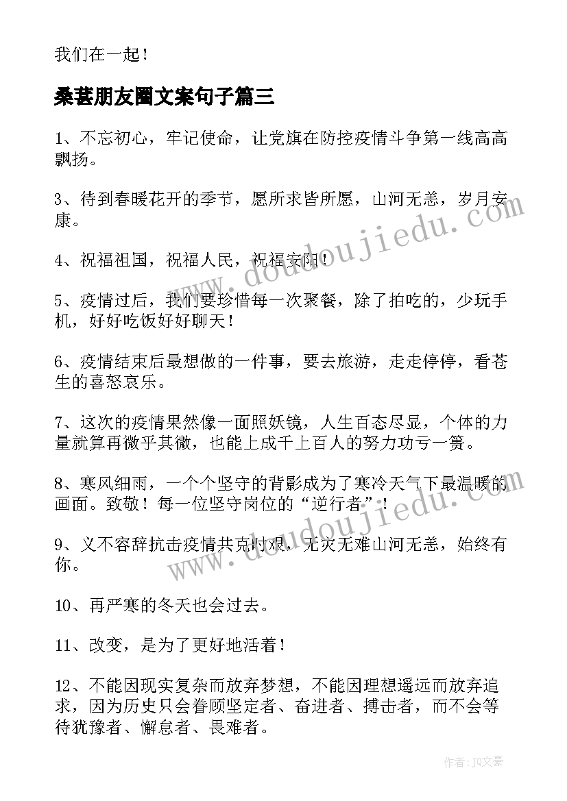 2023年桑葚朋友圈文案句子 春节朋友圈高级文案句子精彩(通用11篇)