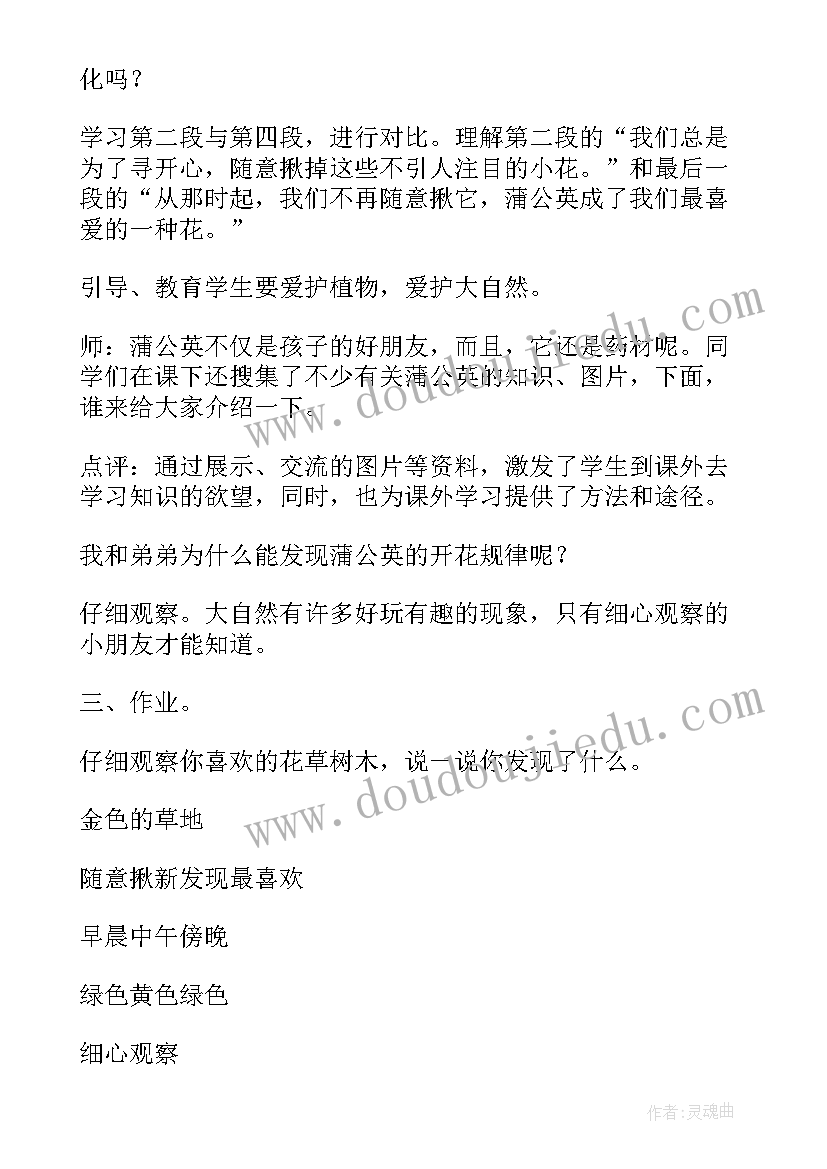 2023年部编版三年级金色的草地教学课件 三年级语文金色的草地教学反思(实用11篇)