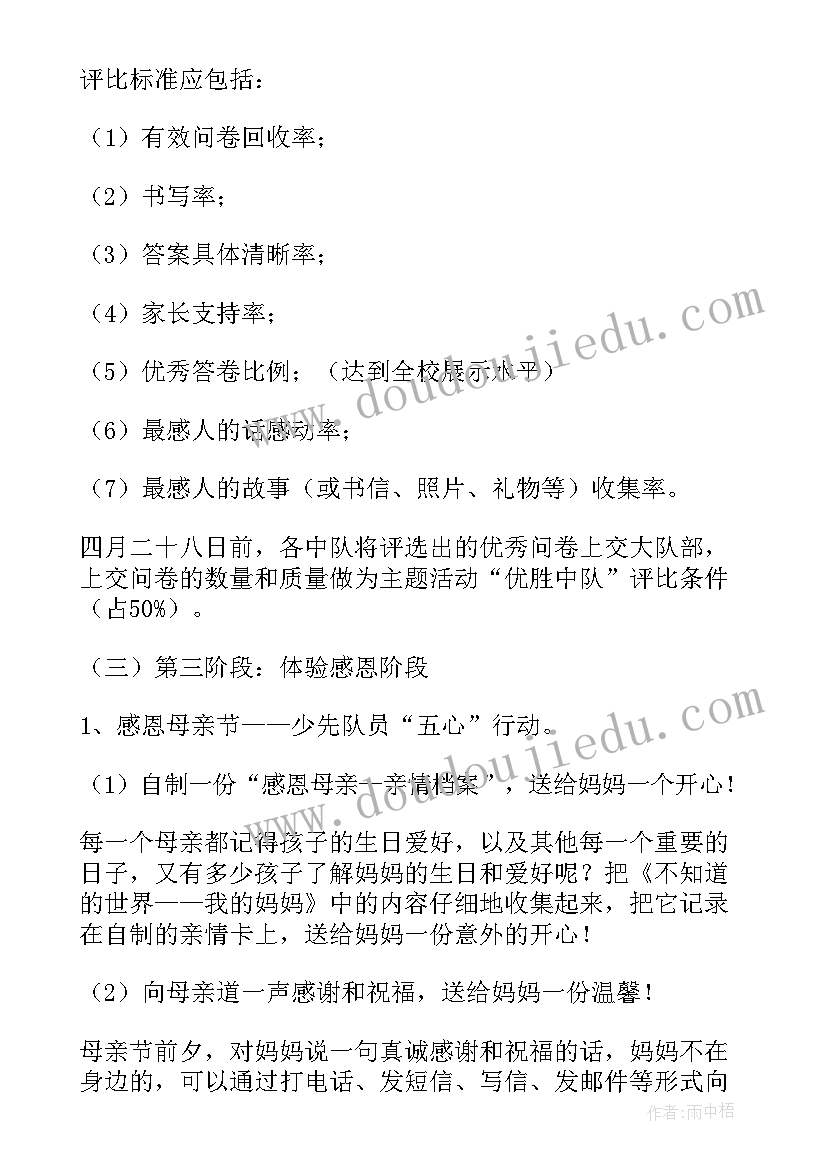 温暖母爱国际母亲节活动方案(通用13篇)