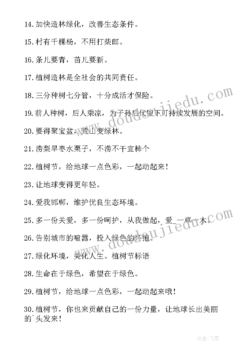 植树保护环境演讲稿(实用17篇)