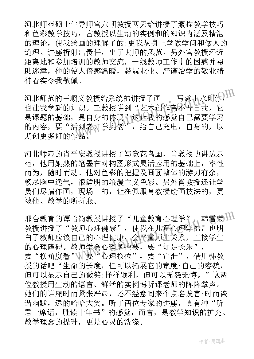 最新美术教师全员培训总结报告(精选11篇)