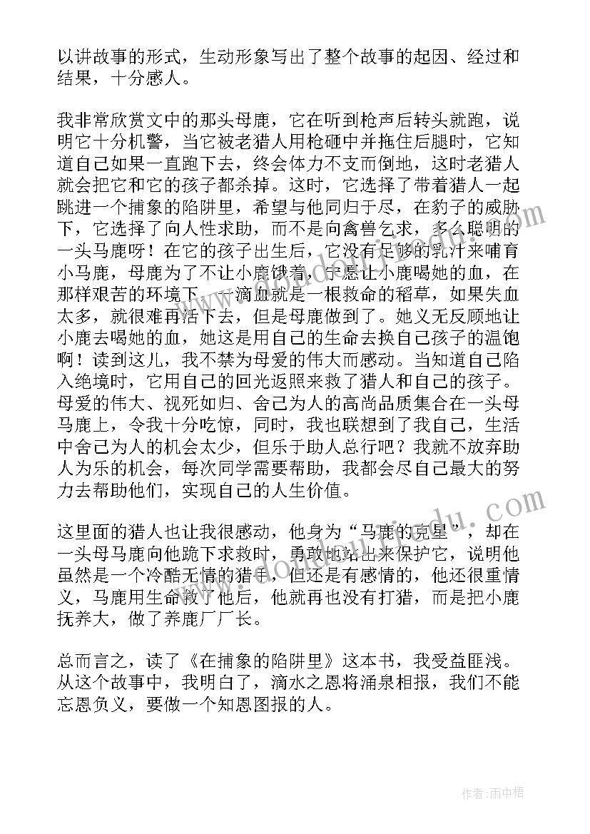 陷阱里的狼读后感四年级 能力陷阱读后感(精选19篇)