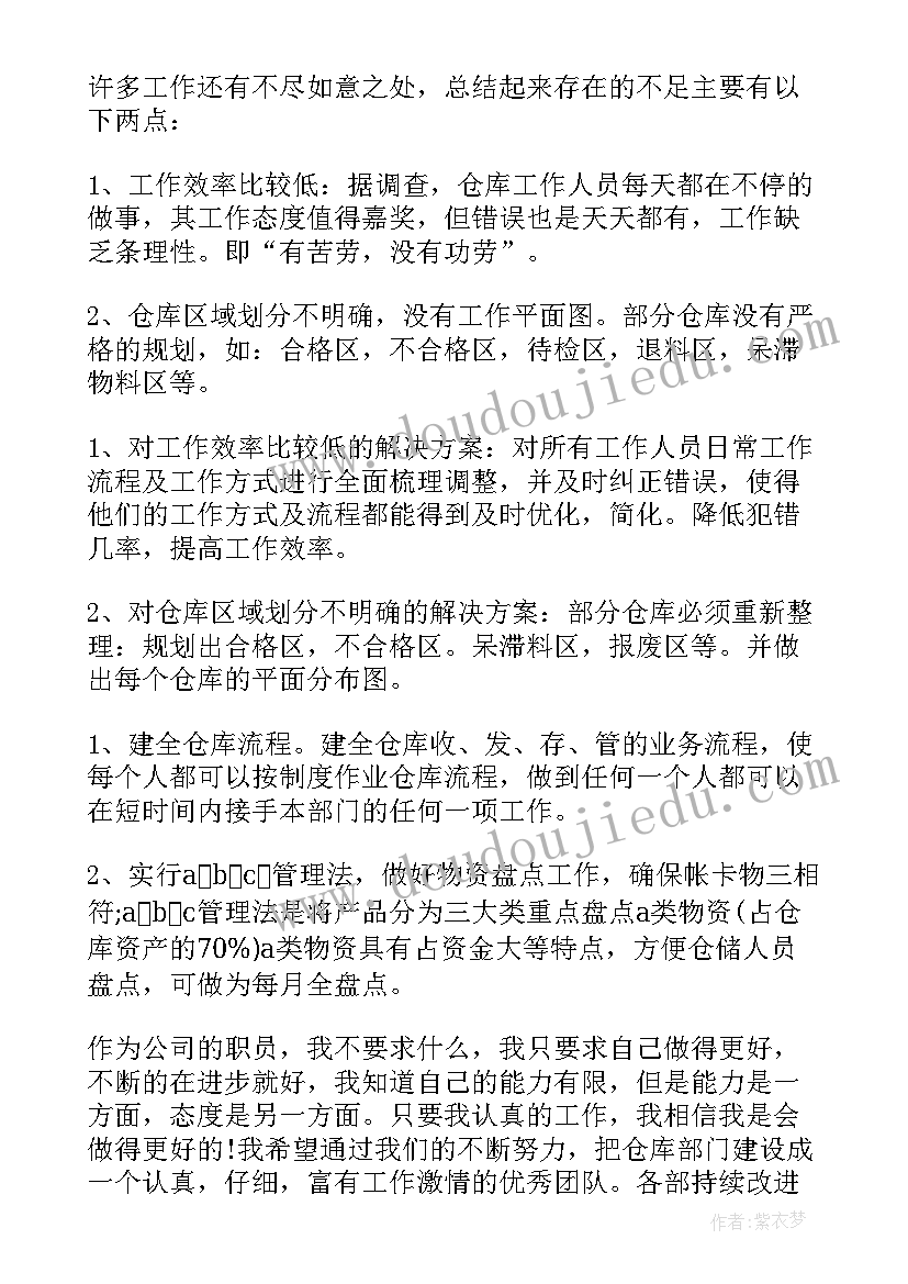 2023年仓库管理员年终总结(优秀9篇)