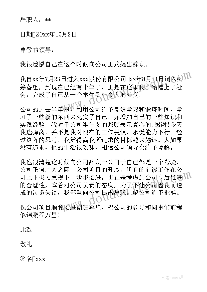 2023年辞职报告简介模版 导购辞职报告(精选8篇)