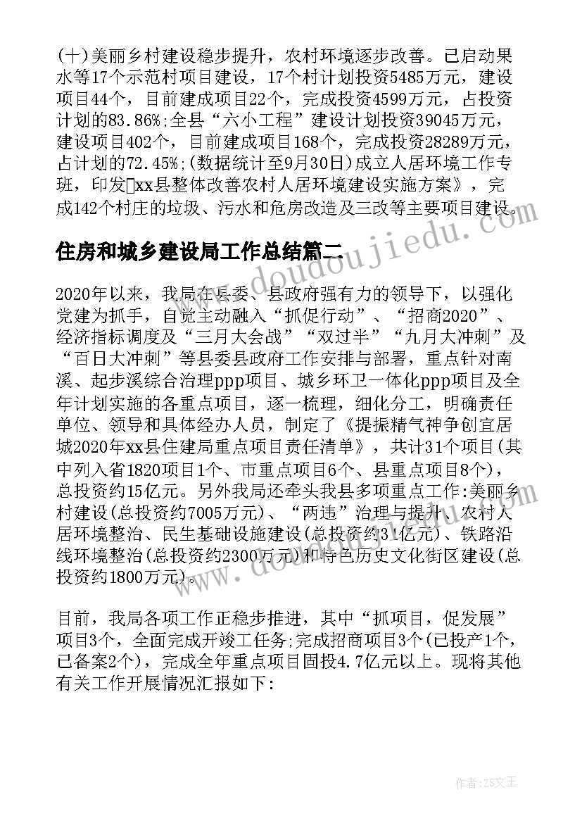 最新住房和城乡建设局工作总结 住房和城乡建设局工作总结及工作计划(精选8篇)