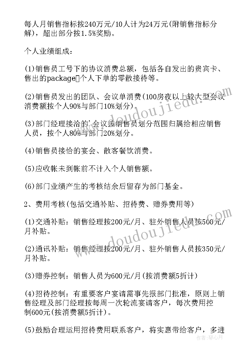 2023年项目合作人员绩效考核方案(优质8篇)