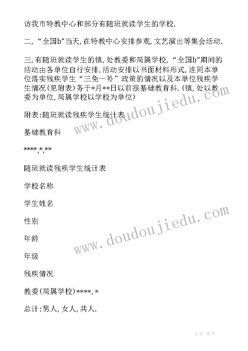 最新助残日残联活动方案(实用8篇)