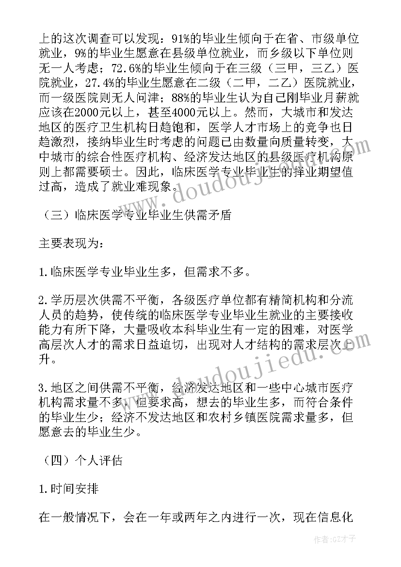 临床医学生学业规划书(汇总8篇)