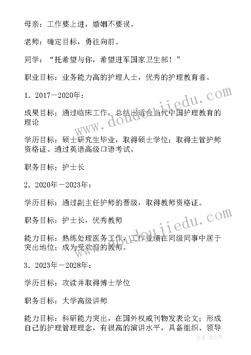 最新医学生个人规划书(实用7篇)