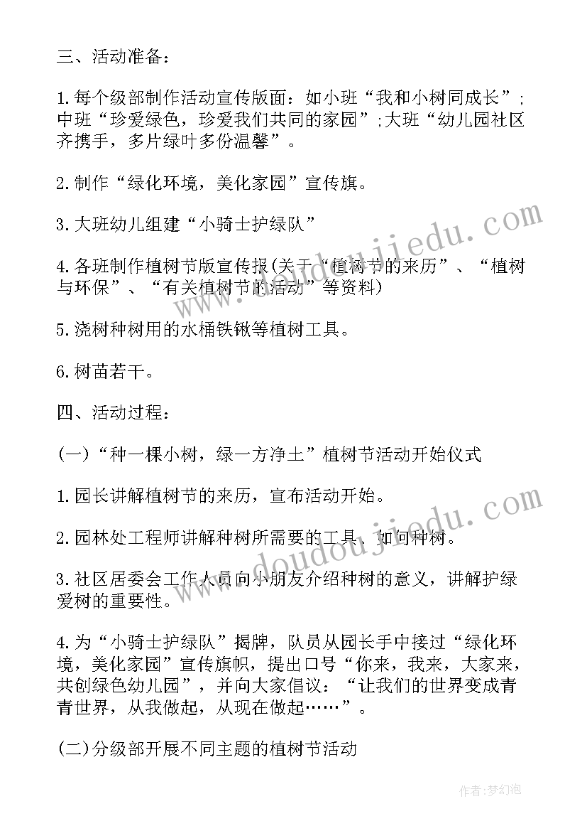 幼儿园小班植树节活动 小班幼儿园植树节活动方案策划(汇总14篇)