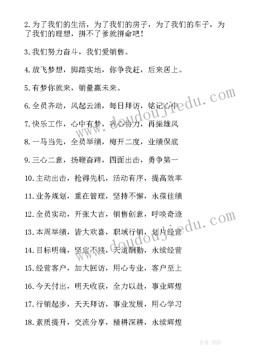 最新团队激励的口号 十六字霸气团队激励口号(实用14篇)