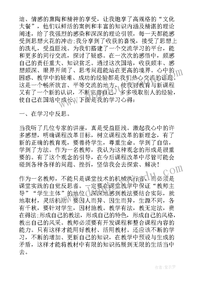 2023年国培研究心得 教师国培研修心得体会(汇总19篇)