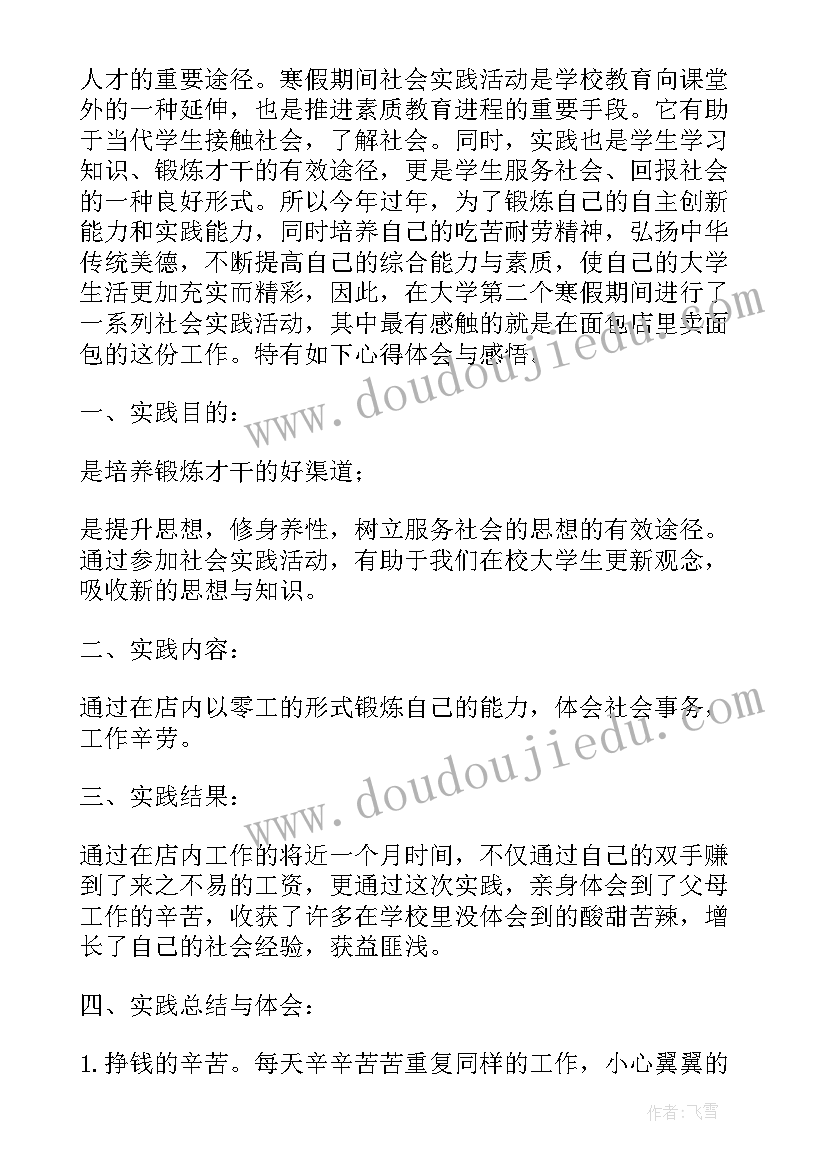 最新寒假社会实践报告总结(精选8篇)