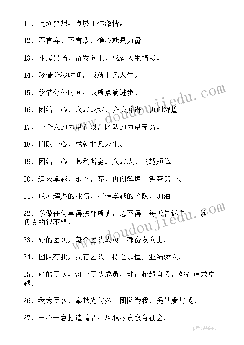 2023年管理团队口号经典(优质8篇)