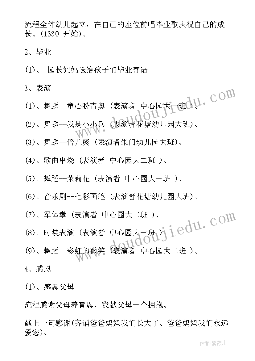 幼儿园毕业典礼活动方案策划(优质12篇)