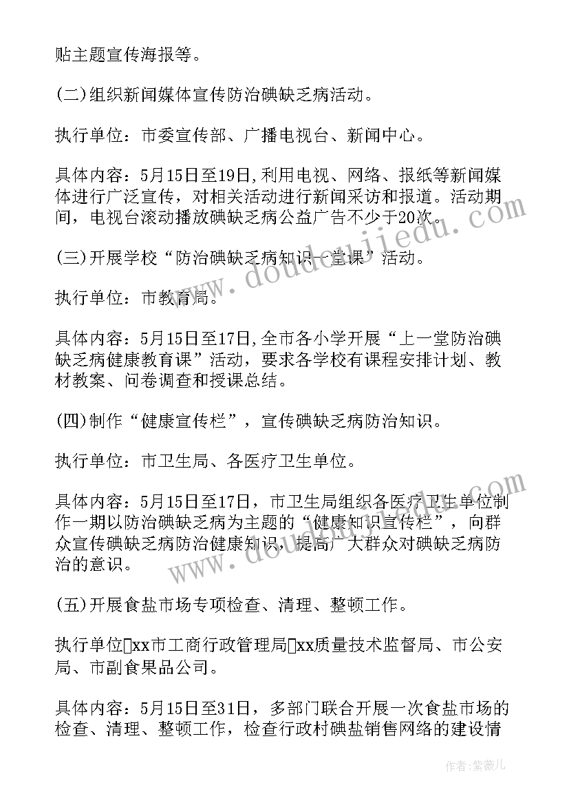 最新防治碘缺乏病日简报 防治碘缺乏病活动工作总结(大全12篇)