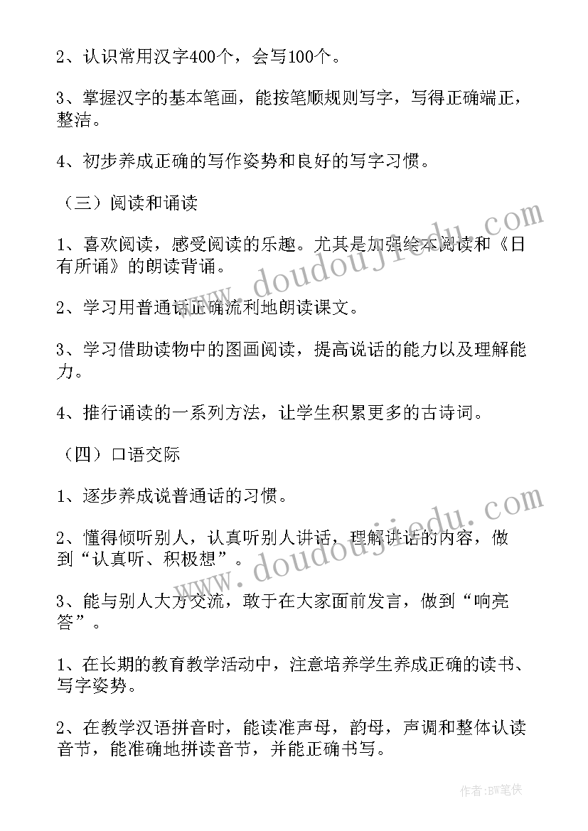 2023年一年级语文科组工作总结(精选8篇)