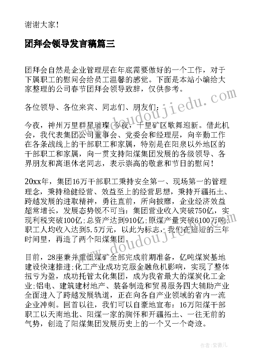 团拜会领导发言稿(优秀8篇)