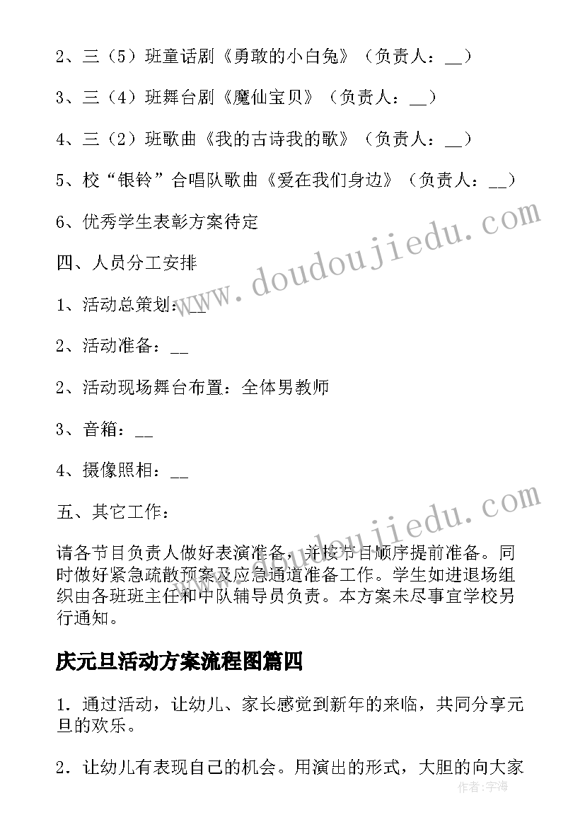 2023年庆元旦活动方案流程图(实用8篇)