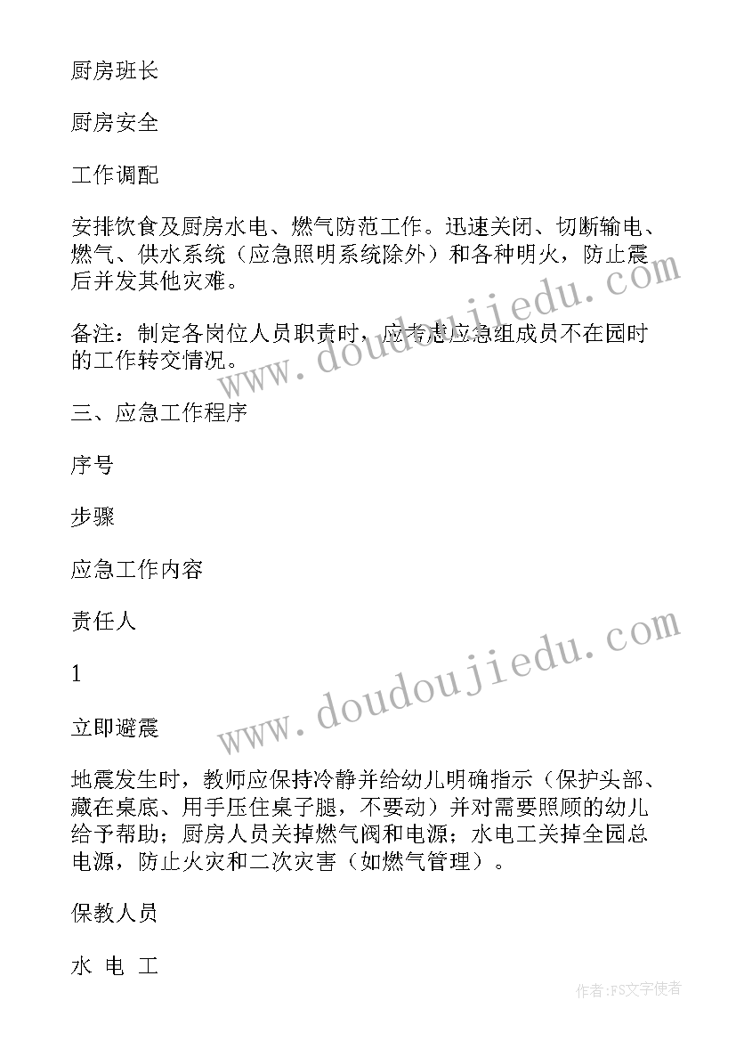 幼儿园自然灾难应急预案(模板14篇)