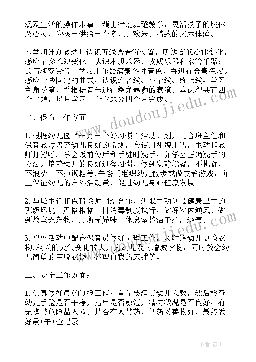 最新幼儿园大班教学工作计划秋季(模板11篇)