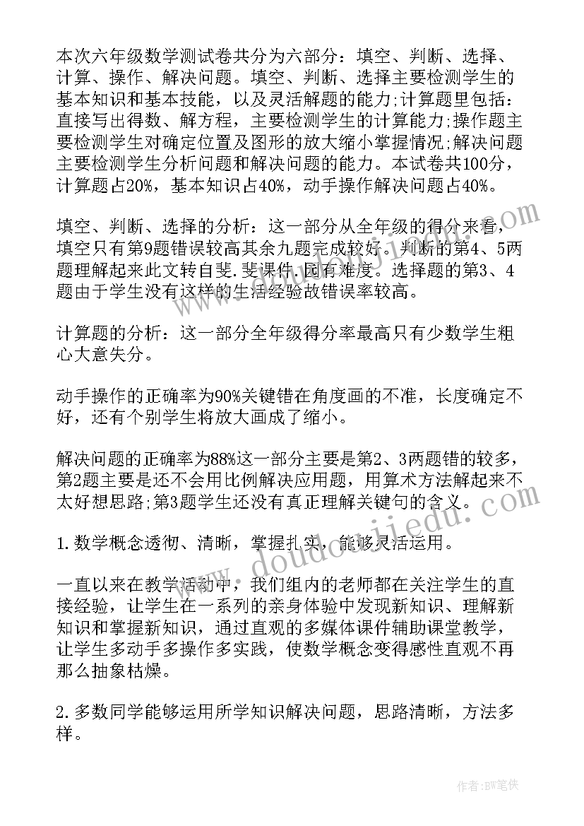 最新数学期试的总结与反思(模板20篇)