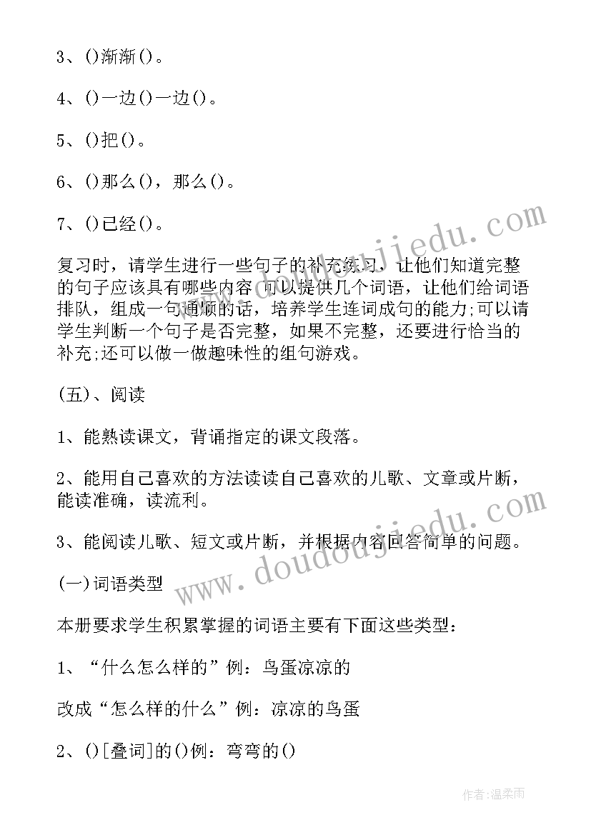 2023年四年级语文期末复习计划(汇总14篇)