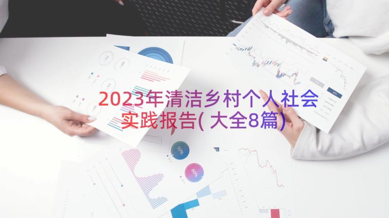 2023年清洁乡村个人社会实践报告(大全8篇)