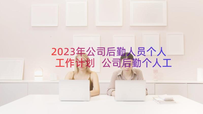 2023年公司后勤人员个人工作计划 公司后勤个人工作计划(汇总12篇)