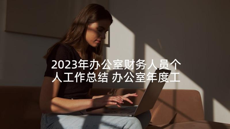 2023年办公室财务人员个人工作总结 办公室年度工作计划(汇总5篇)