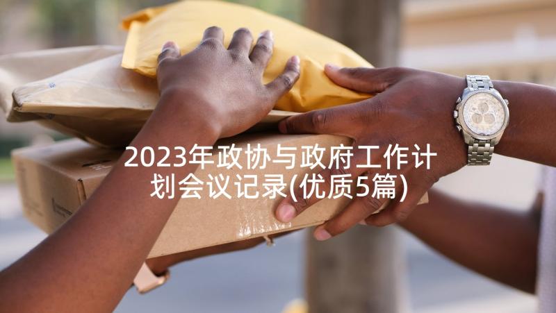 2023年政协与政府工作计划会议记录(优质5篇)