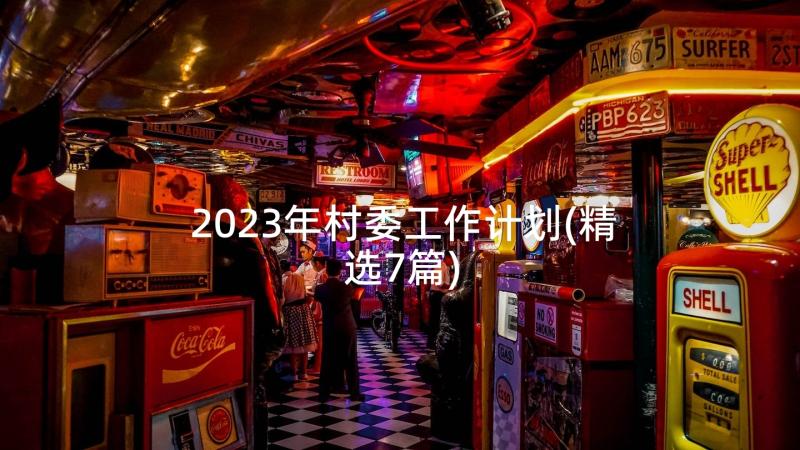 2023年村委工作计划(精选7篇)