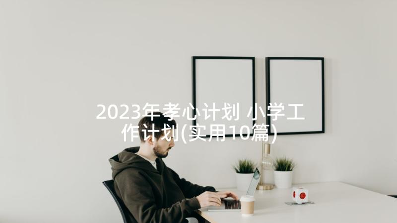 2023年孝心计划 小学工作计划(实用10篇)