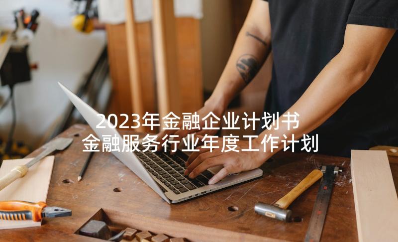 2023年金融企业计划书 金融服务行业年度工作计划(精选10篇)