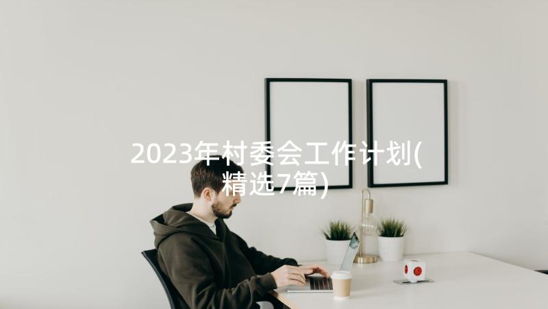 2023年村委会工作计划(精选7篇)