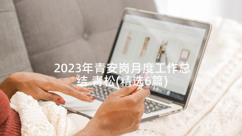 2023年青安岗月度工作总结 青松(精选6篇)