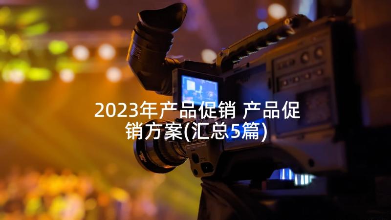 2023年产品促销 产品促销方案(汇总5篇)
