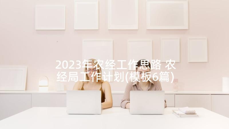 2023年农经工作思路 农经局工作计划(模板6篇)
