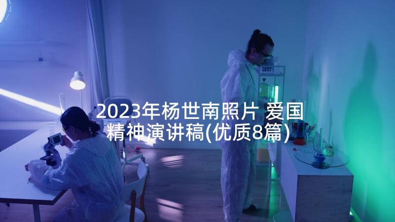 2023年杨世南照片 爱国精神演讲稿(优质8篇)