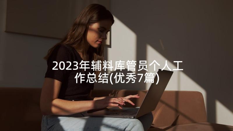 2023年辅料库管员个人工作总结(优秀7篇)