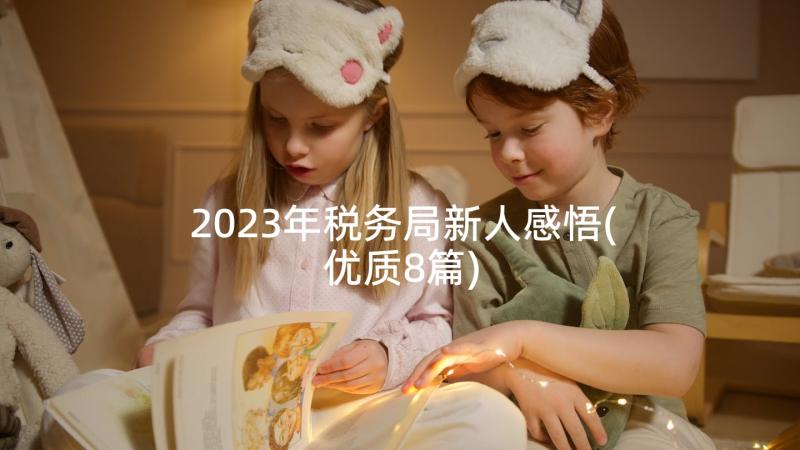 2023年税务局新人感悟(优质8篇)