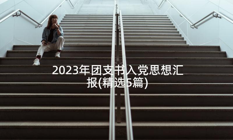 2023年团支书入党思想汇报(精选5篇)