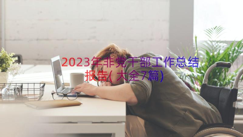 2023年非党干部工作总结报告(大全7篇)