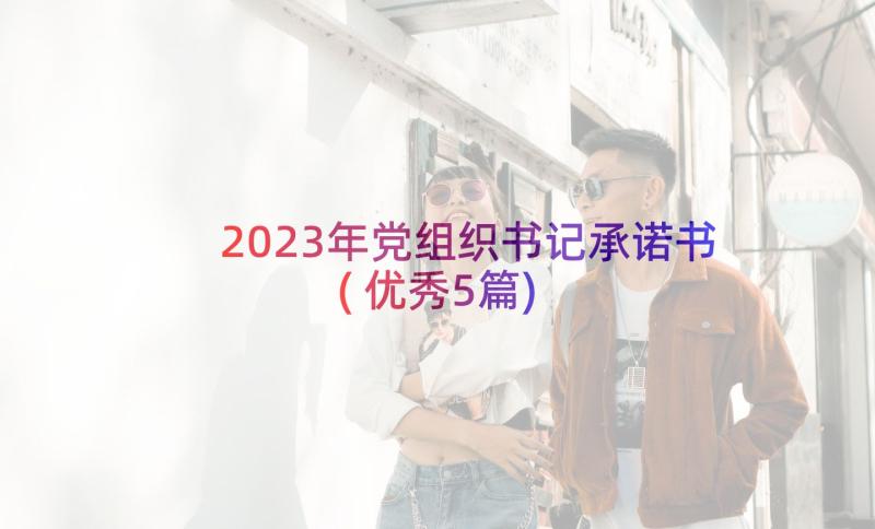 2023年党组织书记承诺书(优秀5篇)