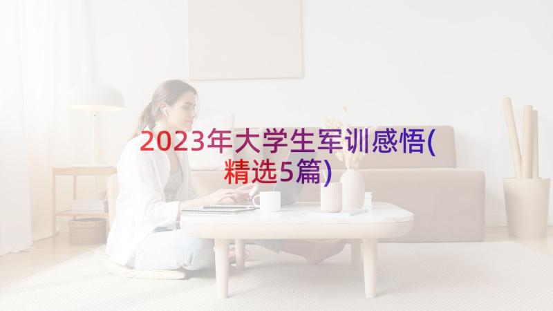 2023年大学生军训感悟(精选5篇)