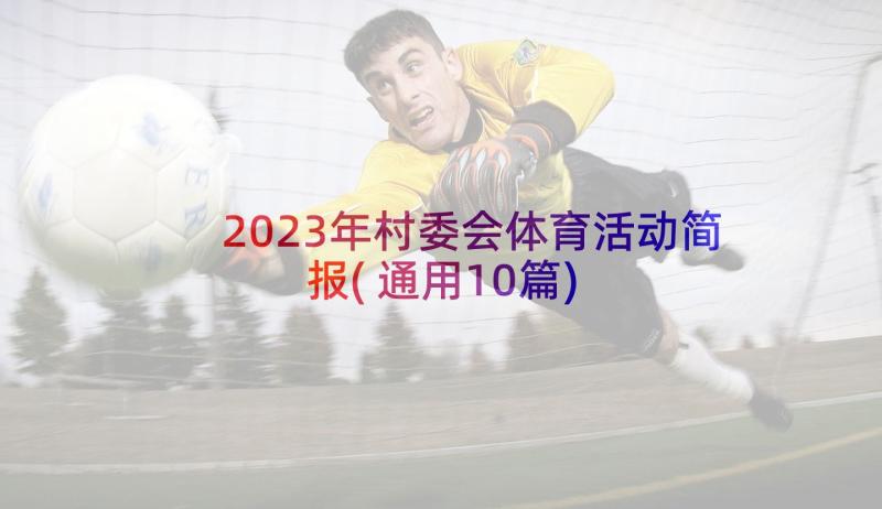 2023年村委会体育活动简报(通用10篇)