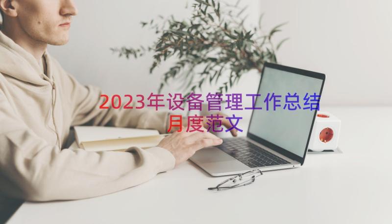 2023年设备管理工作总结月度范文（13篇）